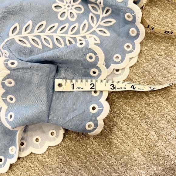 Zimmermann Junie Broderie Anglaise Linen Shorts - Picture 10 of 11